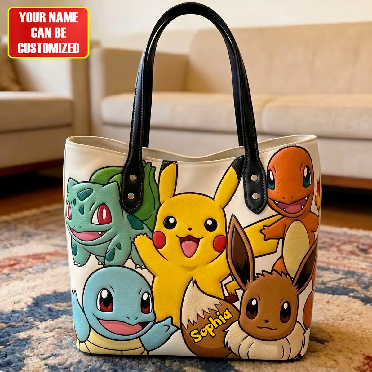 Cute Friends - Personalized Monster Trainer Tote Bag