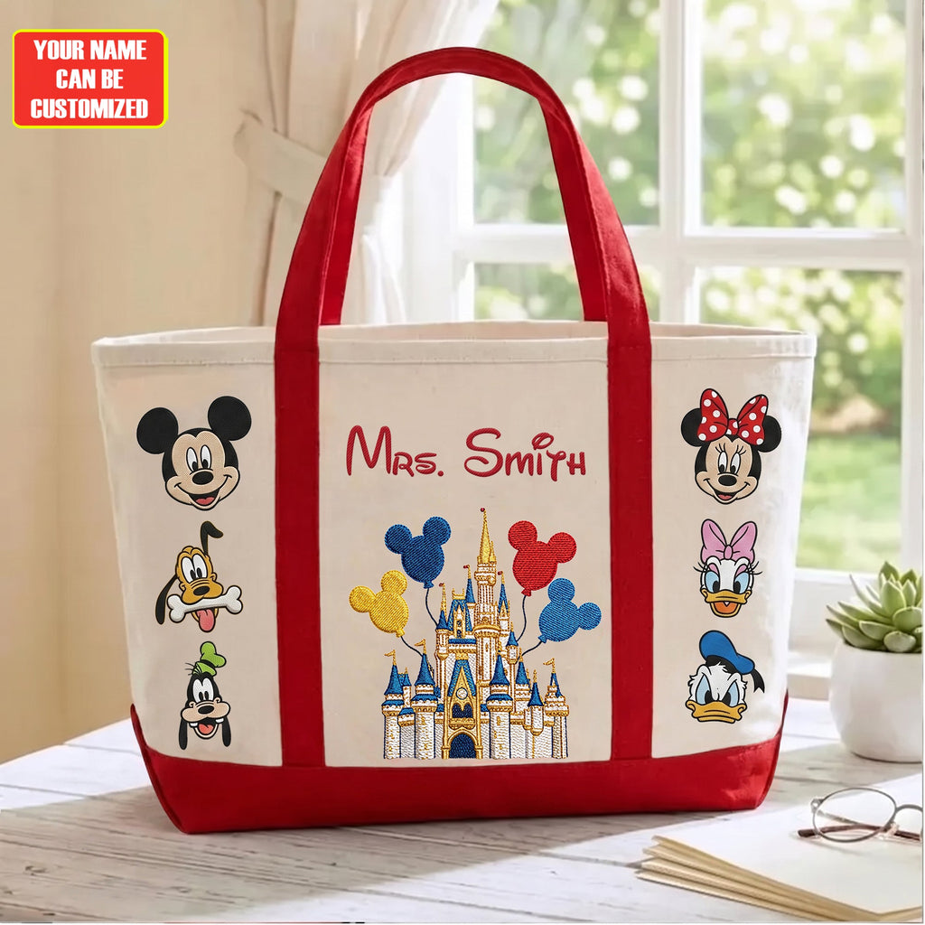 Magical Castle - Personalized Mouse Tote Bag