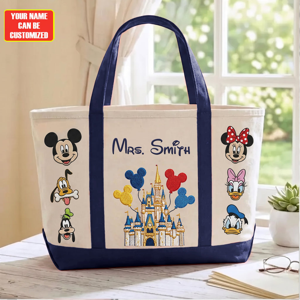 Magical Castle - Personalized Mouse Tote Bag