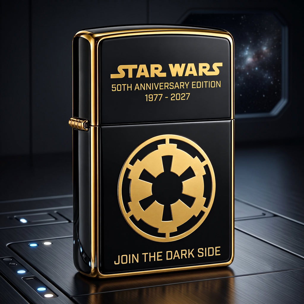Dark Side 50th - Personalized The Force Lighter Case
