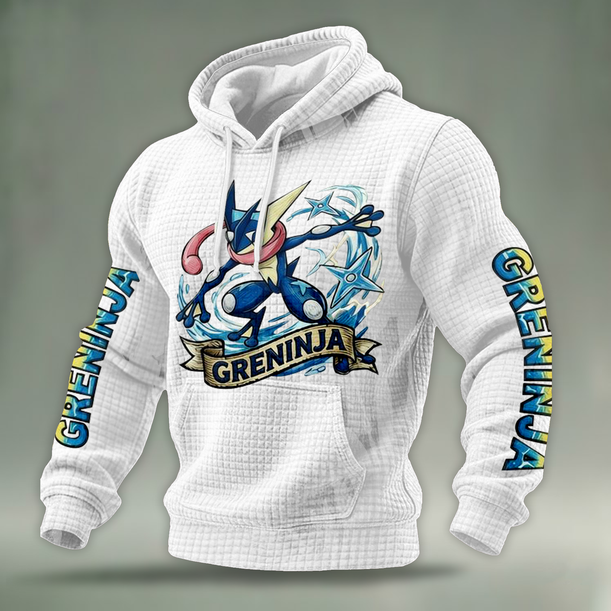 Fantasy Creature Fabric Hooded Sweatshirt
