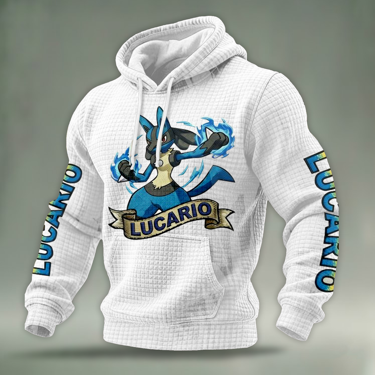 Fantasy Creature Fabric Hooded Sweatshirt