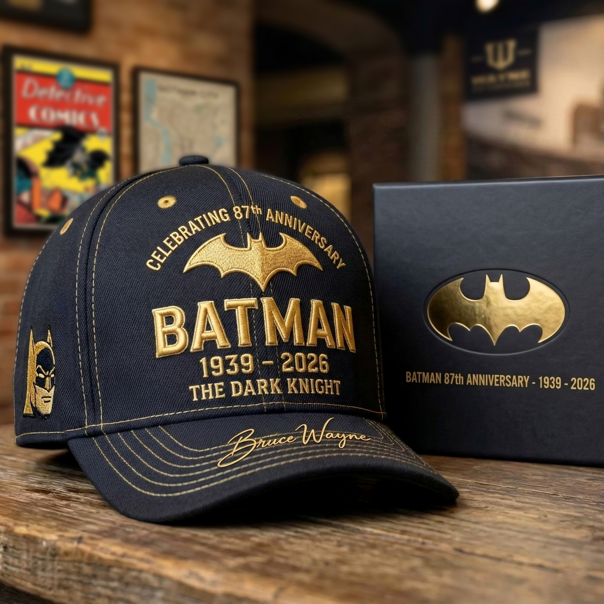 City Dark Knight Anniversary Cap - Superhero Collector  Hat