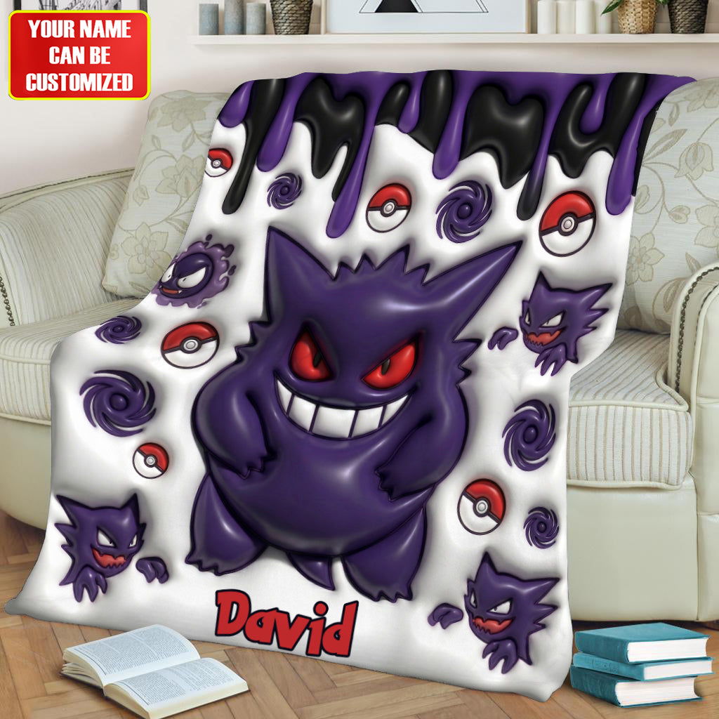 Purple Cute Creature - Personalized Monster Trainer Blanket