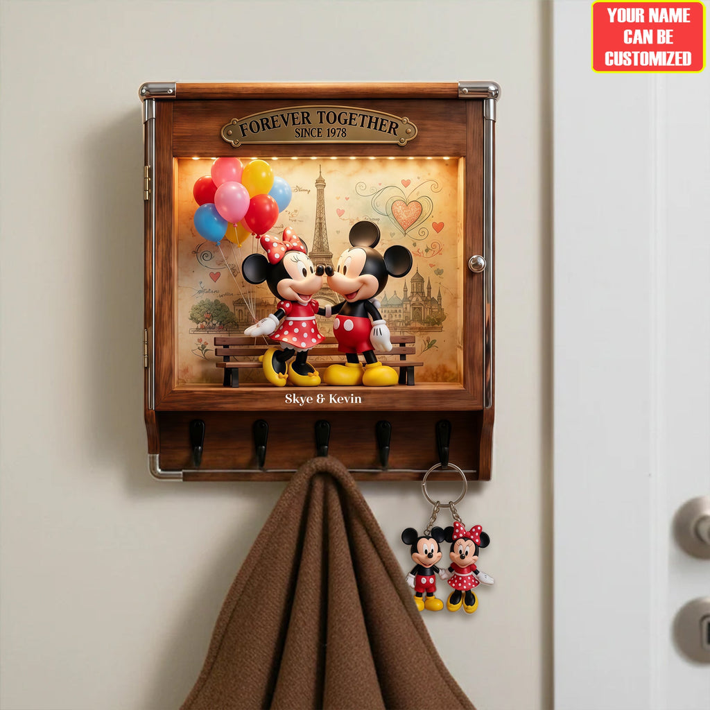 Forever Together - Personalized Mouse Key Hanger