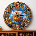 Personalized Pirate Crew Wall Clock – Anime Adventure Gift for Fans