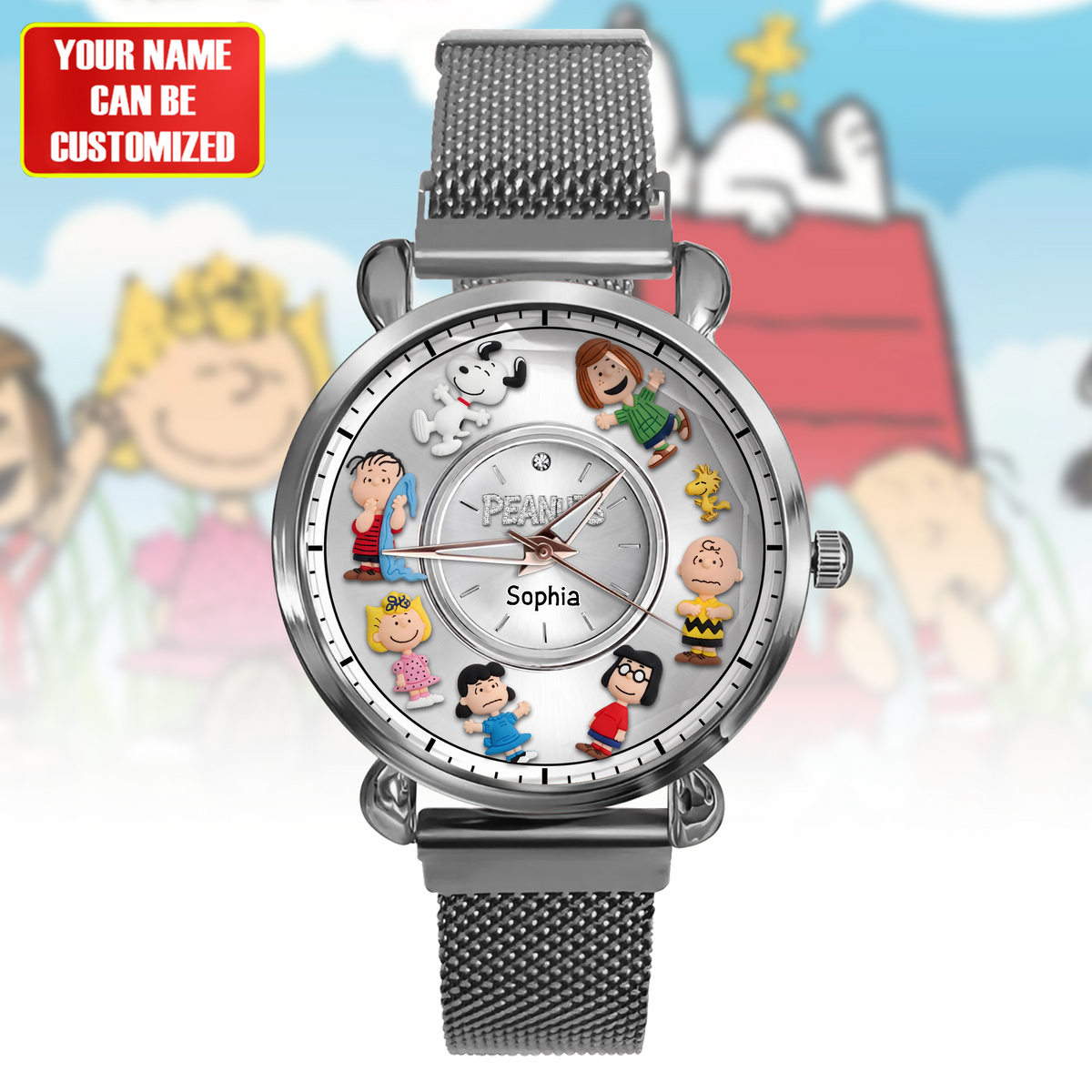 Classic Puppy & Friends - Personalized Puppy Women Hand Watch