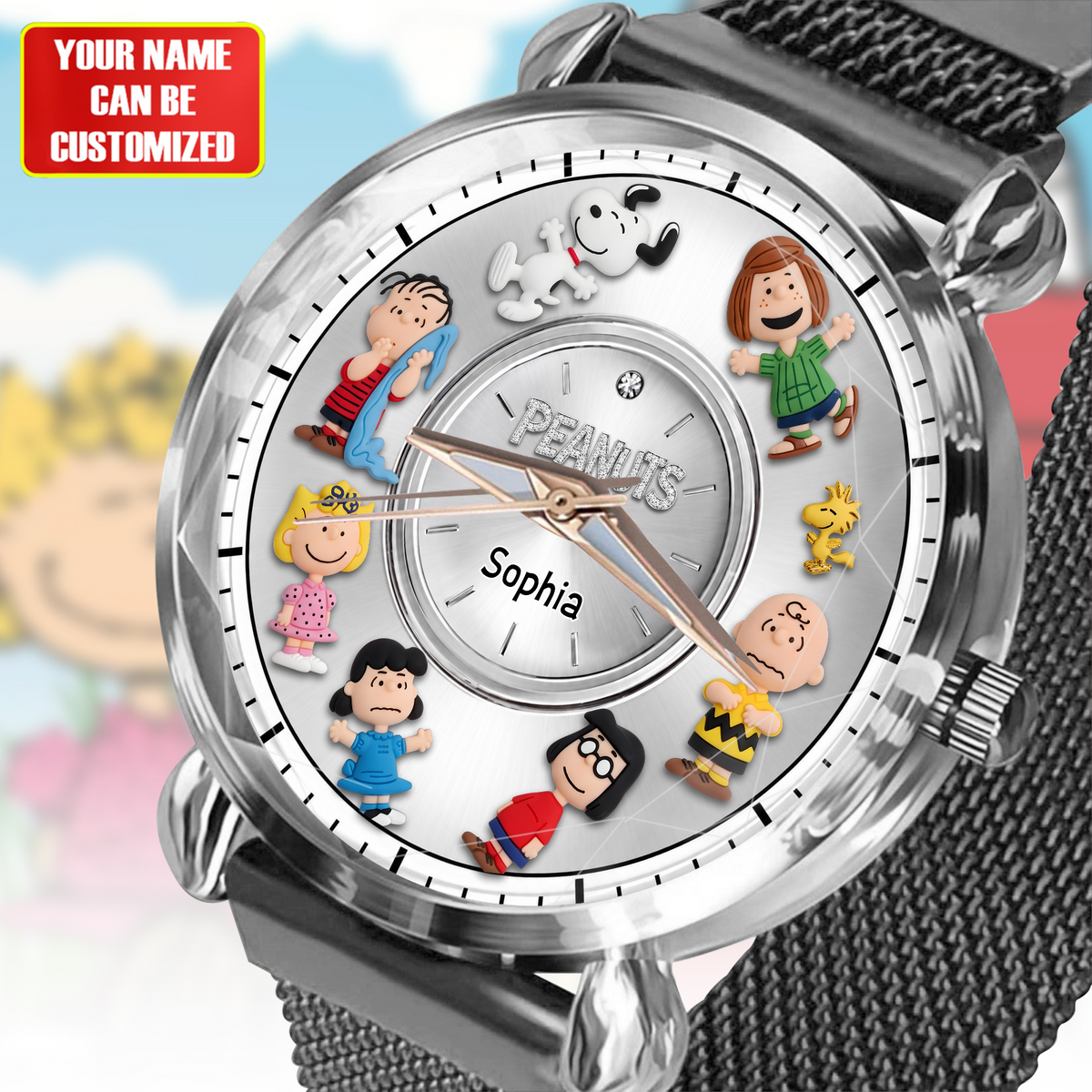 Classic Puppy & Friends - Personalized Puppy Women Hand Watch