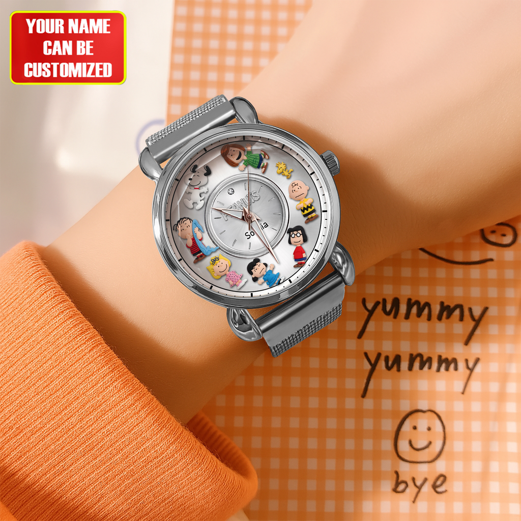 Classic Puppy & Friends - Personalized Puppy Women Hand Watch