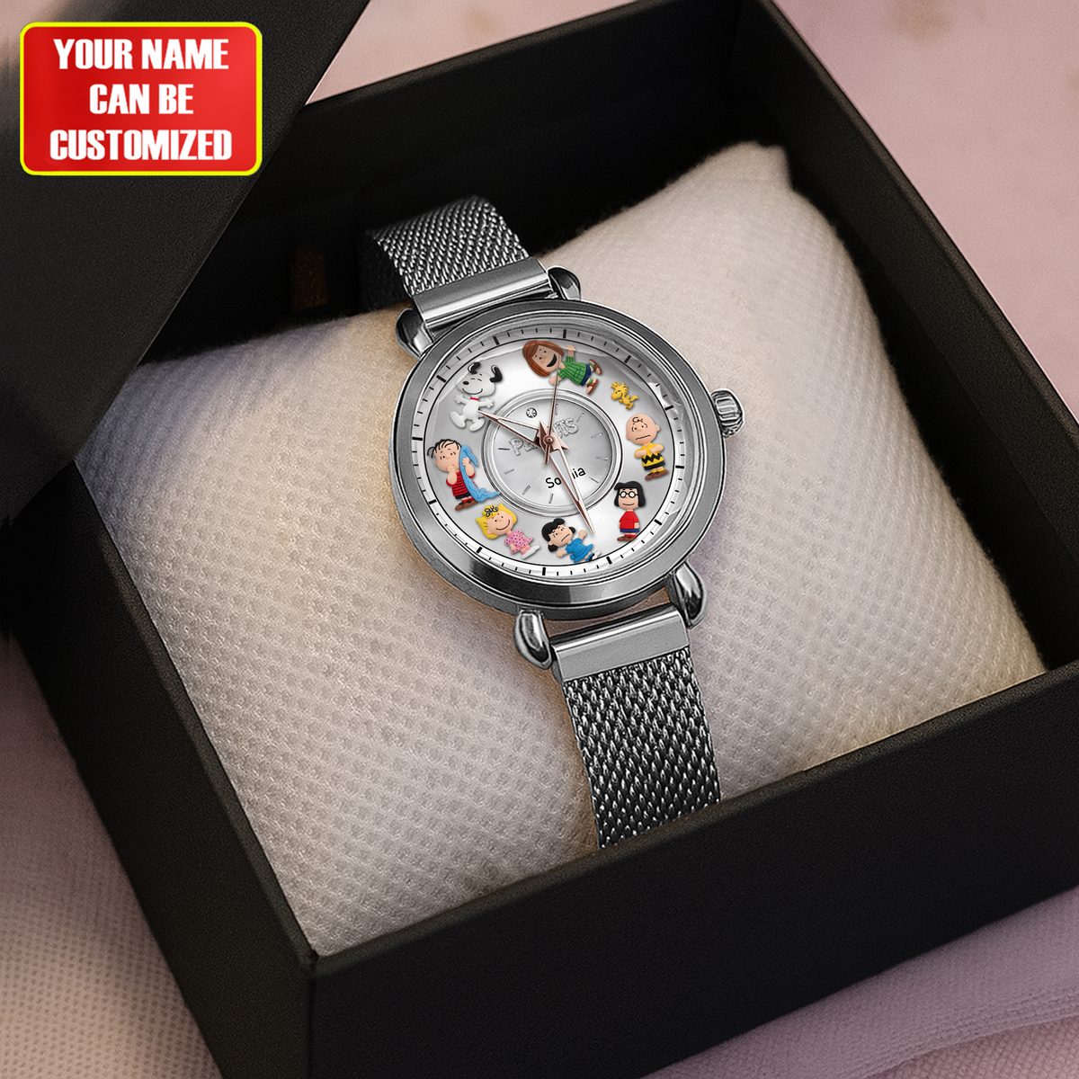 Classic Puppy & Friends - Personalized Puppy Women Hand Watch