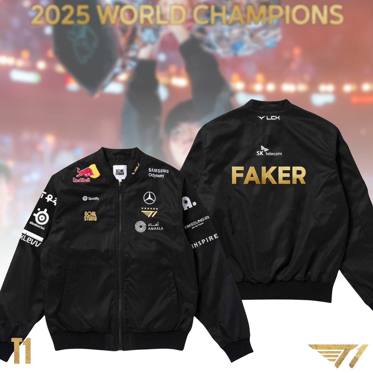 Limited Edition T1 6 Times World Champions Bomber Jacket