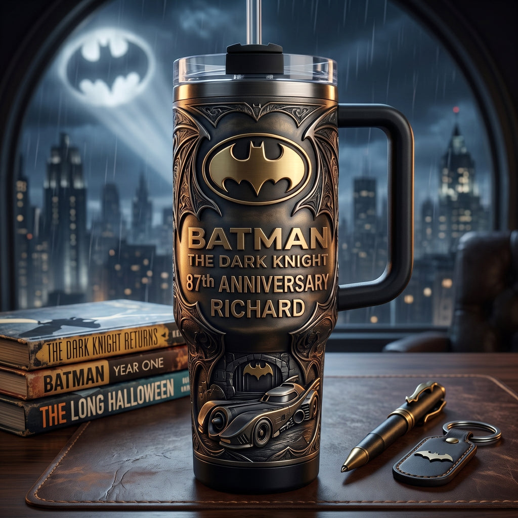 Dark Knight 87th Anniversary – Personalized Hero Tumbler