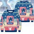 Blue Ohana - Personalized Ohana Ugly Sweater