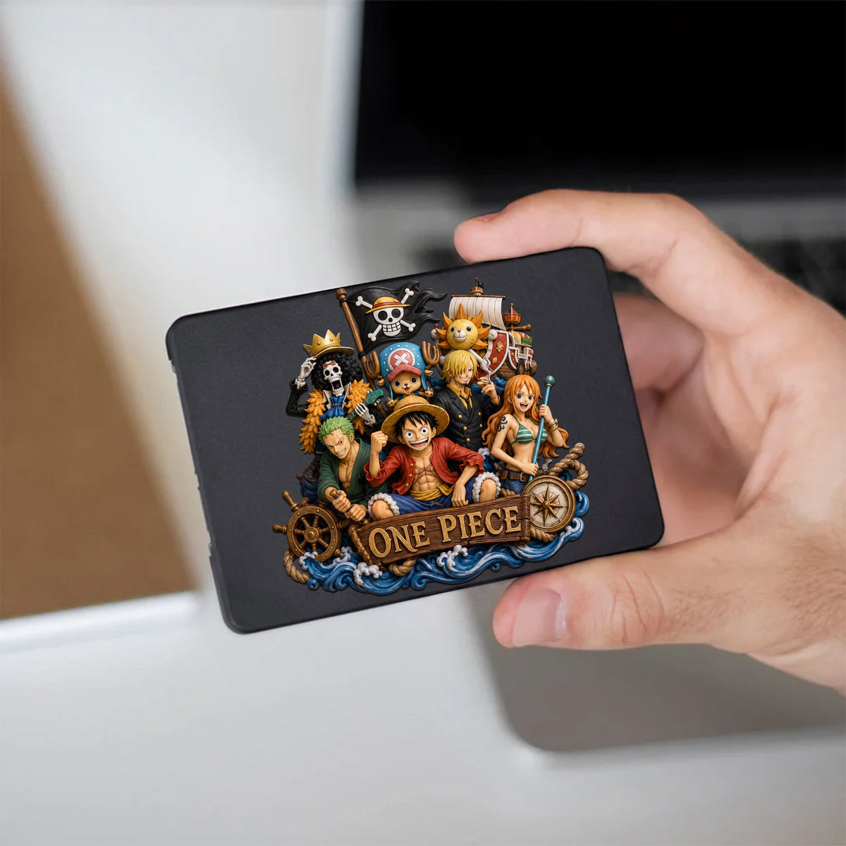 Anime Pirate Friends Magnet – Fridge Decor for Collectors