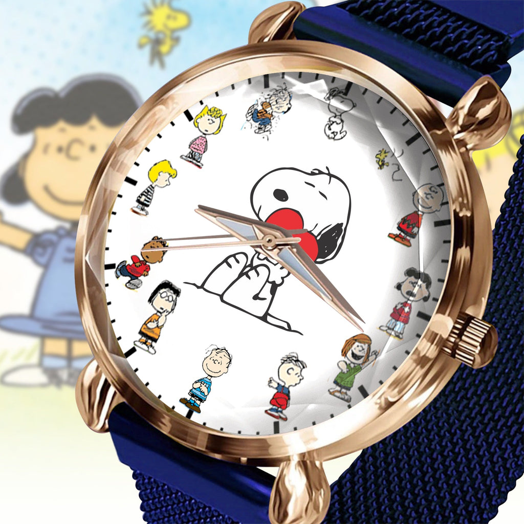 Cartoon Lover 2 Mesh Strap Quartz Watch - Personalized Gifts For Fans
