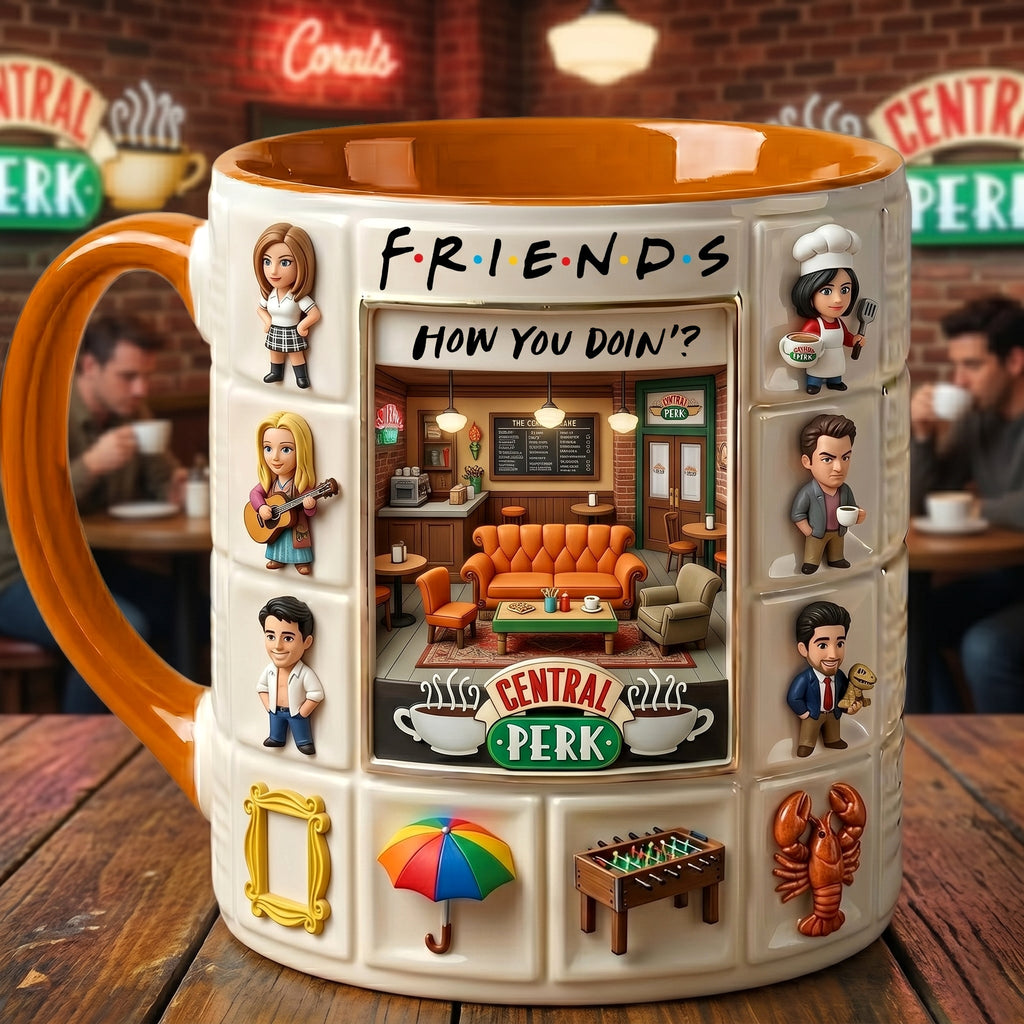 Retro Sitcom, Classic TV Show Inspired Mug