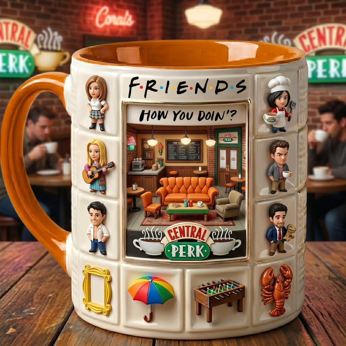 Retro Sitcom, Classic TV Show Inspired Mug