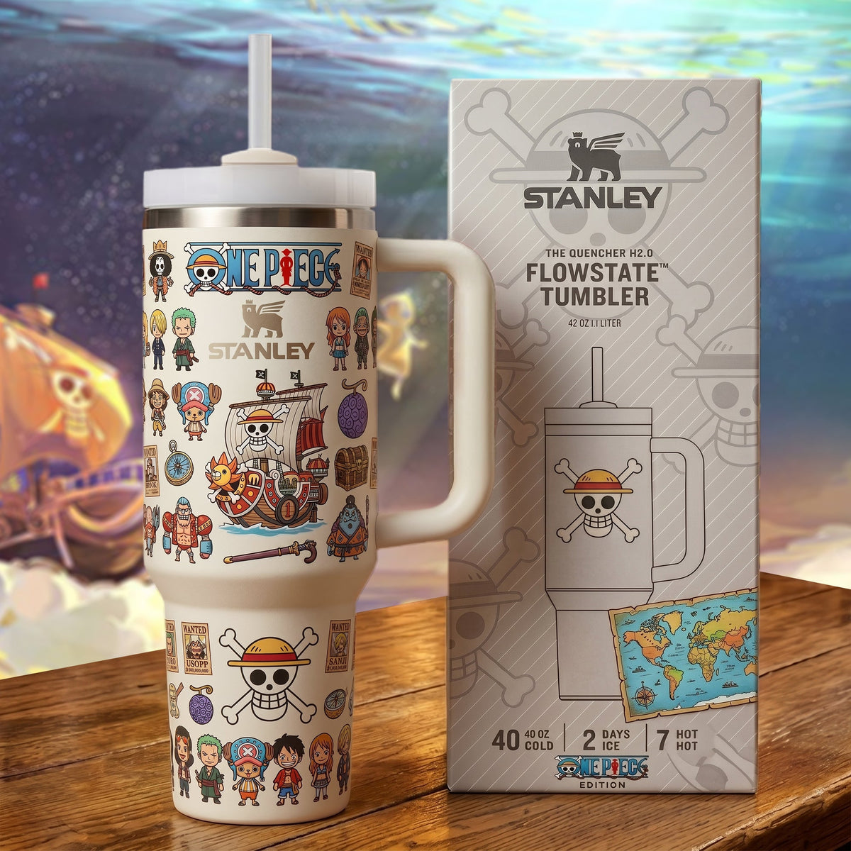 Pirate Crew - Personalized Pirate Anime Insulated Tumbler