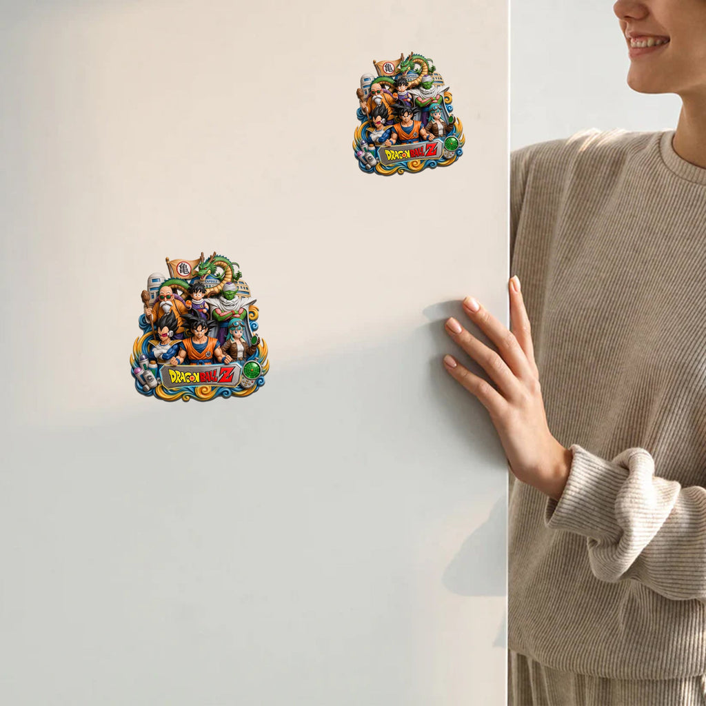 Dragon Warrior Crew Magnet – Anime-Inspired Fridge Decor