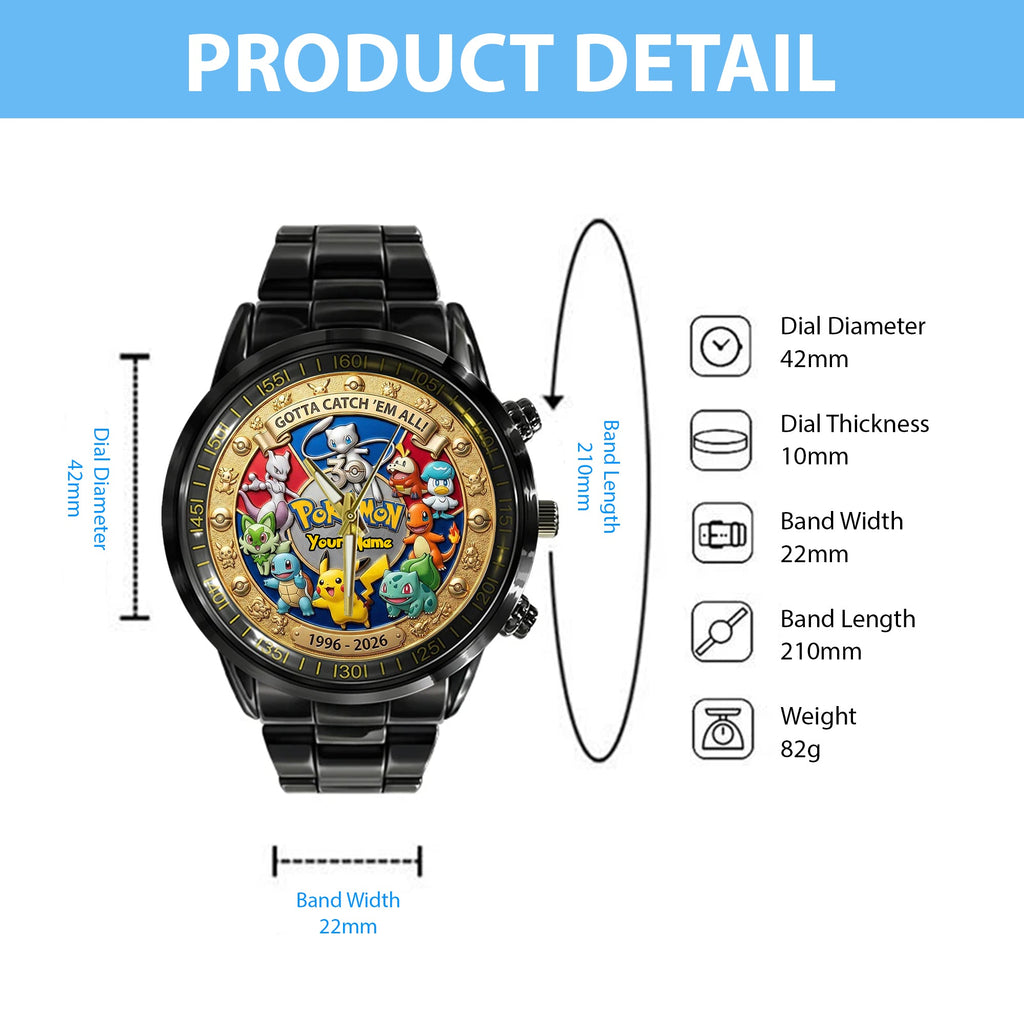Monster Trainer 30th Anniversary Watch 1996 - 2026 - 30th Anniversary Collector Gift