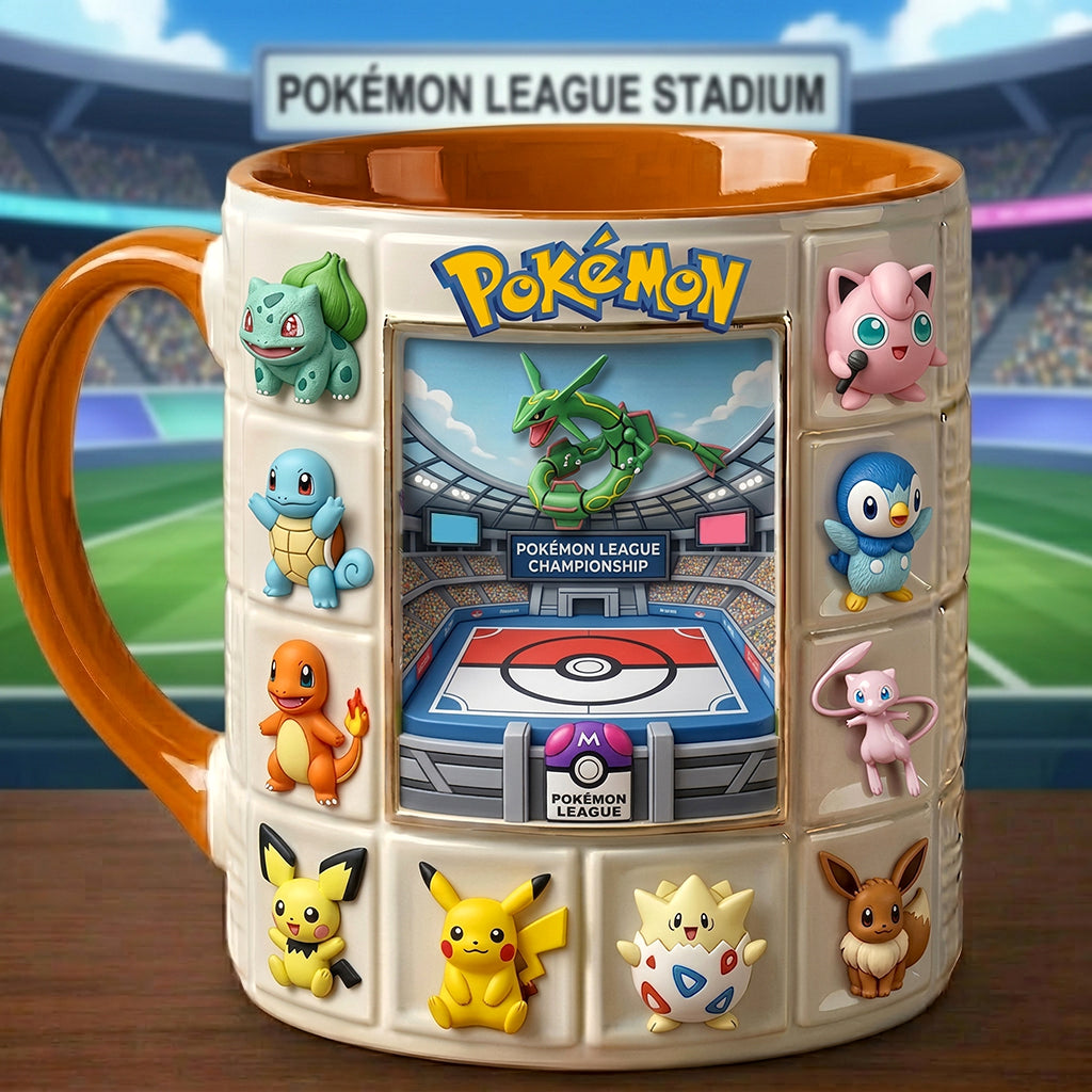 Pocket Creature - Personalized Monster Trainer Accent Mug