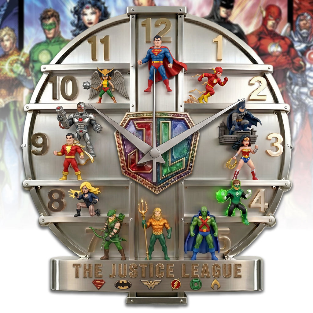 Personalized Hero League 3D Visual Effect Acrylic Wall Clock