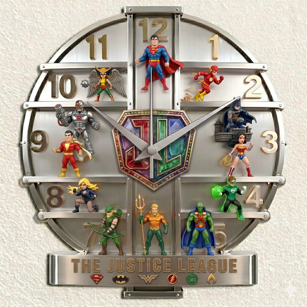 Personalized Hero League 3D Visual Effect Acrylic Wall Clock