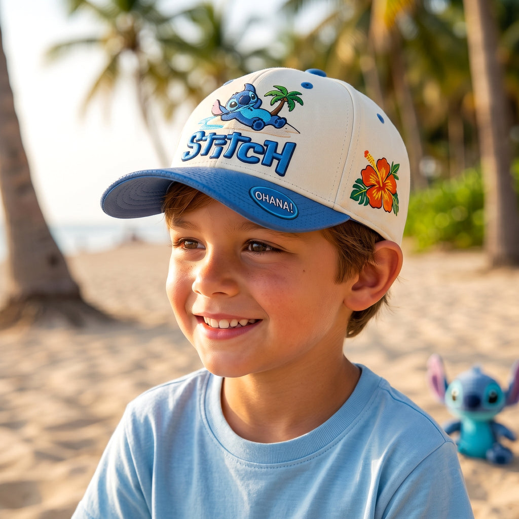 Tropical Blue Alien Cap – Beach Vibes Ohana Style Hat