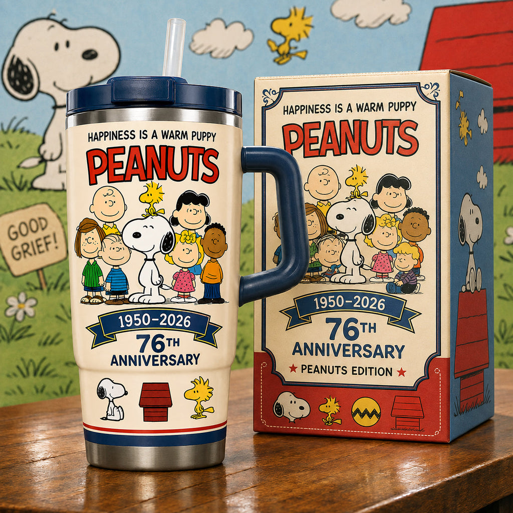 Classic Puppy & Friends 76th Anniversary Tumbler – Retro Comic Collector Tumbler