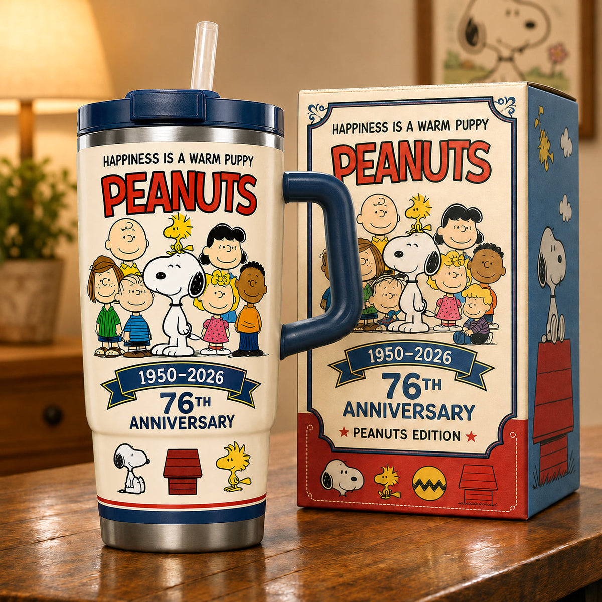 Classic Puppy & Friends 76th Anniversary Tumbler – Retro Comic Collector Tumbler