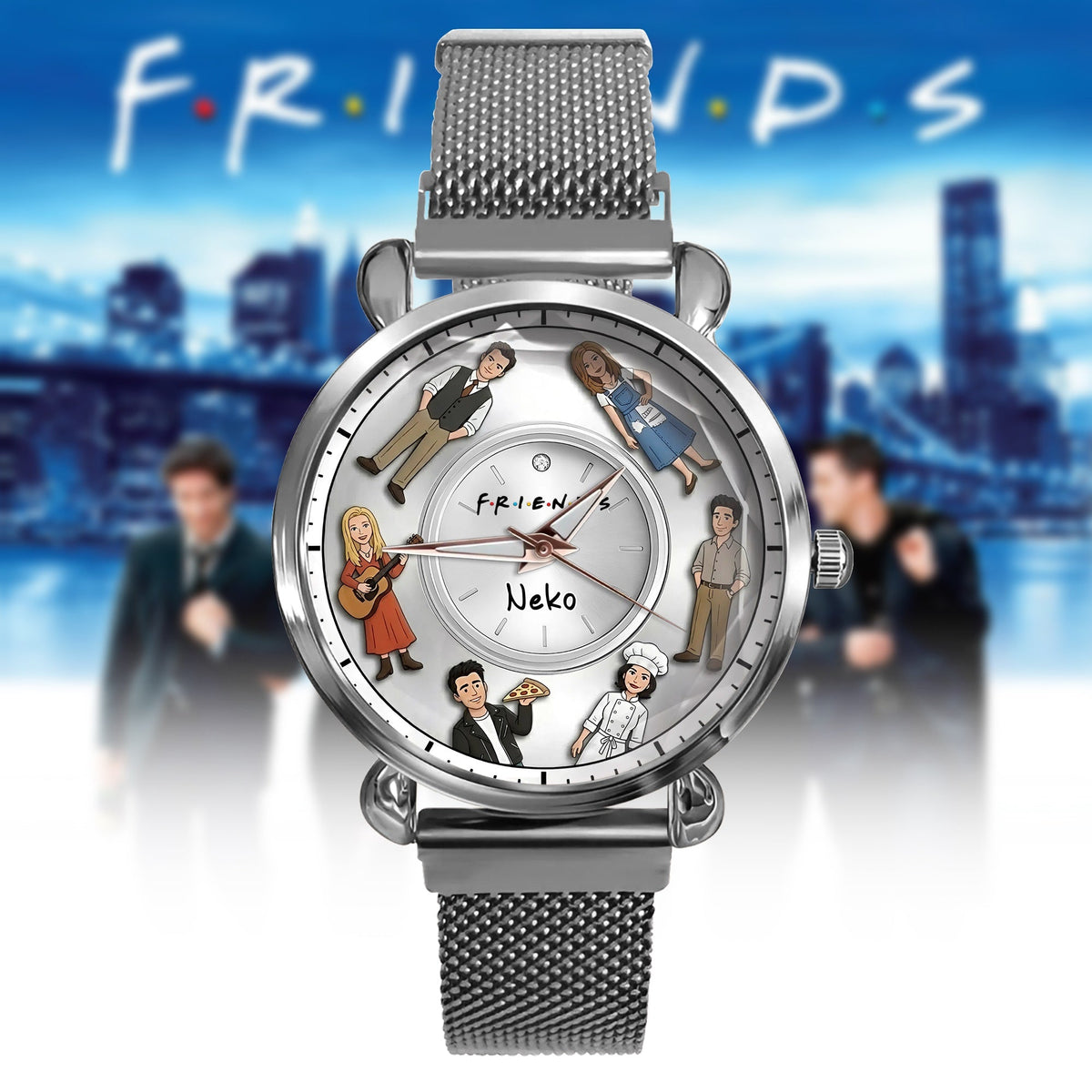 Classic Sitcom Central Perk - Personalized Christmas Film Women Hand Watch