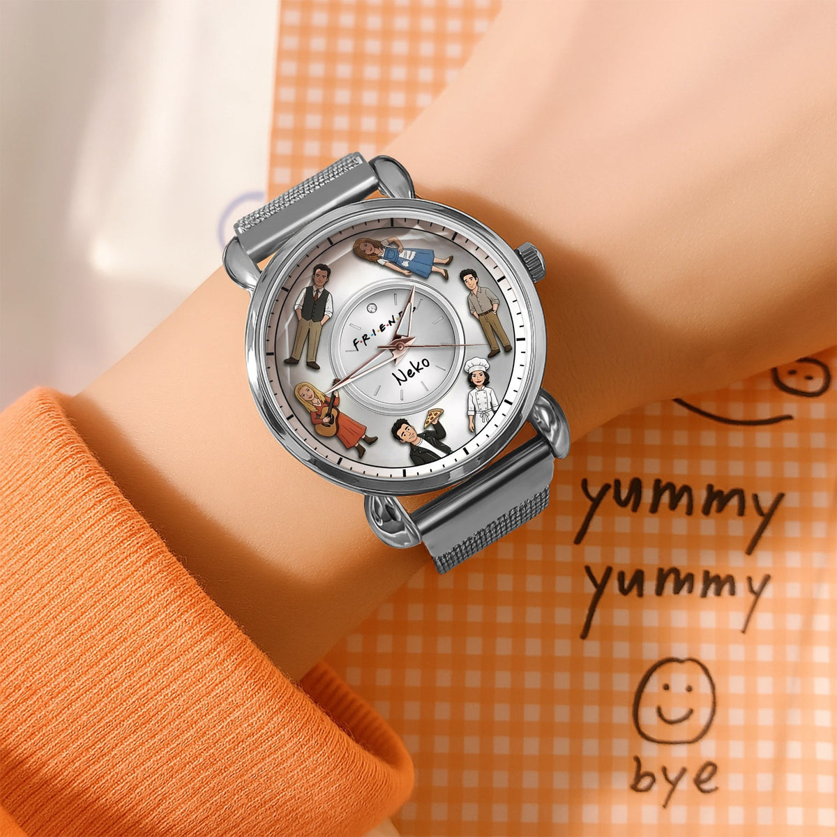 Classic Sitcom Central Perk - Personalized Christmas Film Women Hand Watch