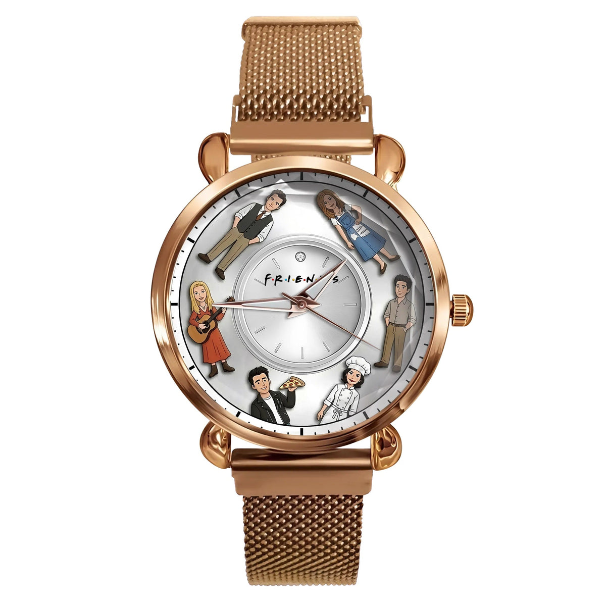 Classic Sitcom Central Perk - Personalized Christmas Film Women Hand Watch