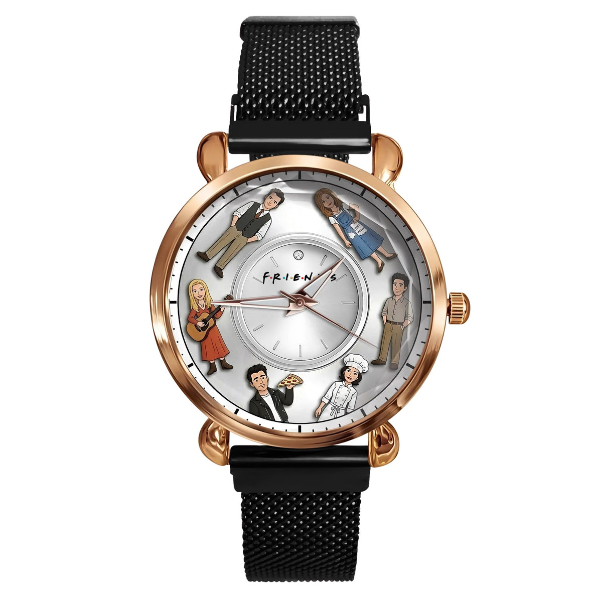 Classic Sitcom Central Perk - Personalized Christmas Film Women Hand Watch