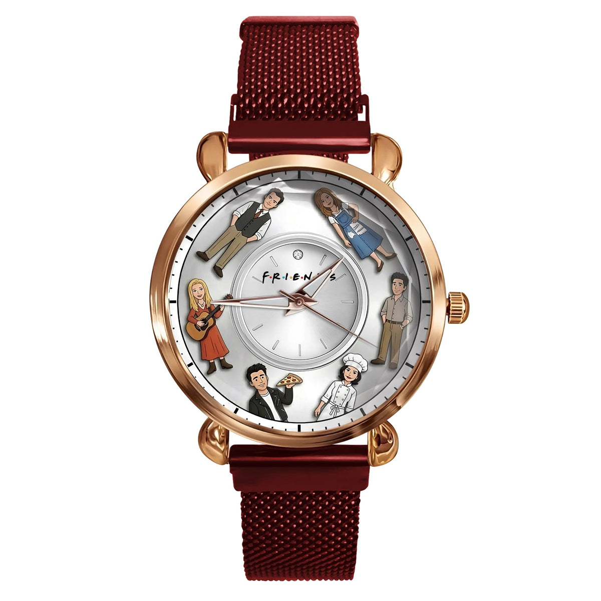 Classic Sitcom Central Perk - Personalized Christmas Film Women Hand Watch