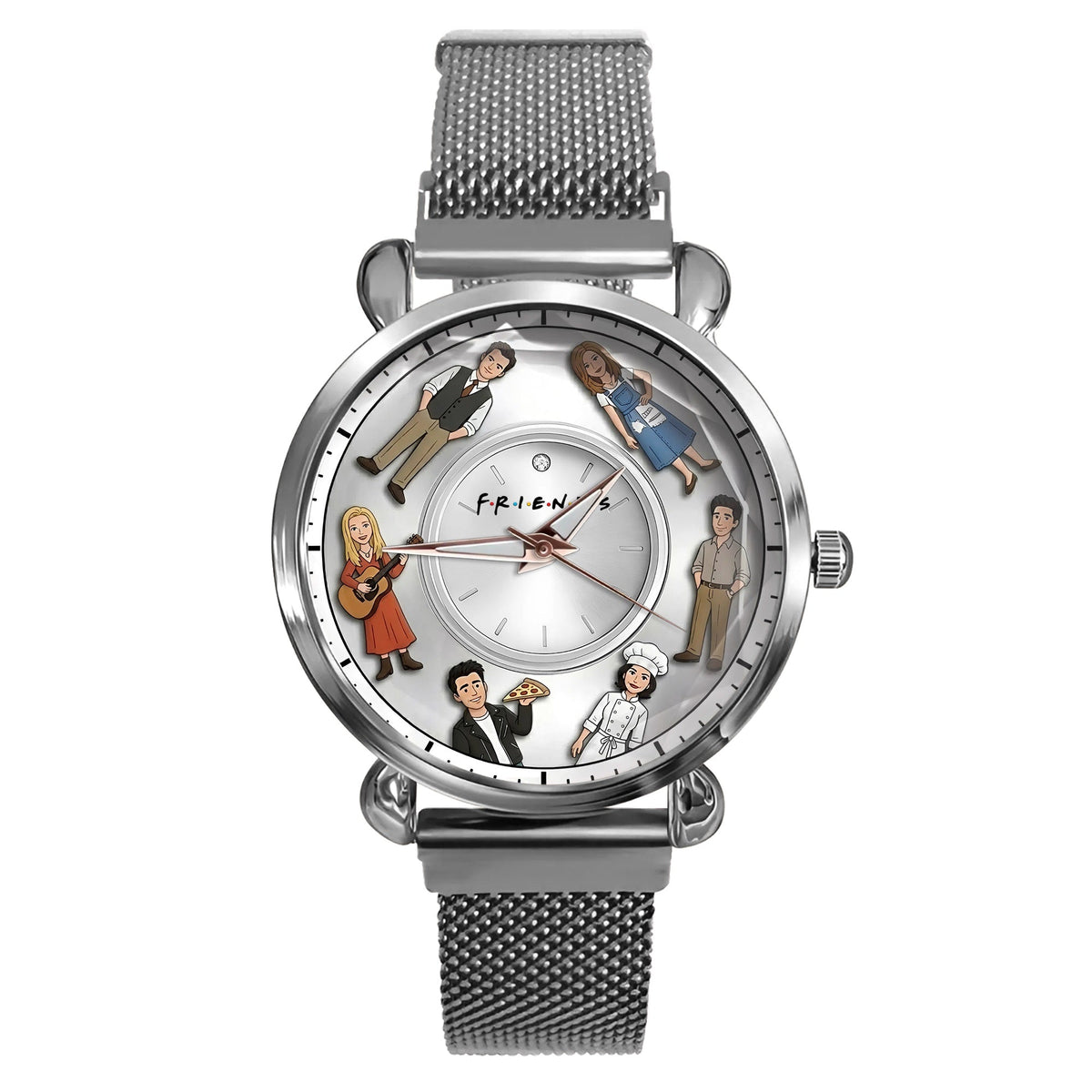 Classic Sitcom Central Perk - Personalized Christmas Film Women Hand Watch