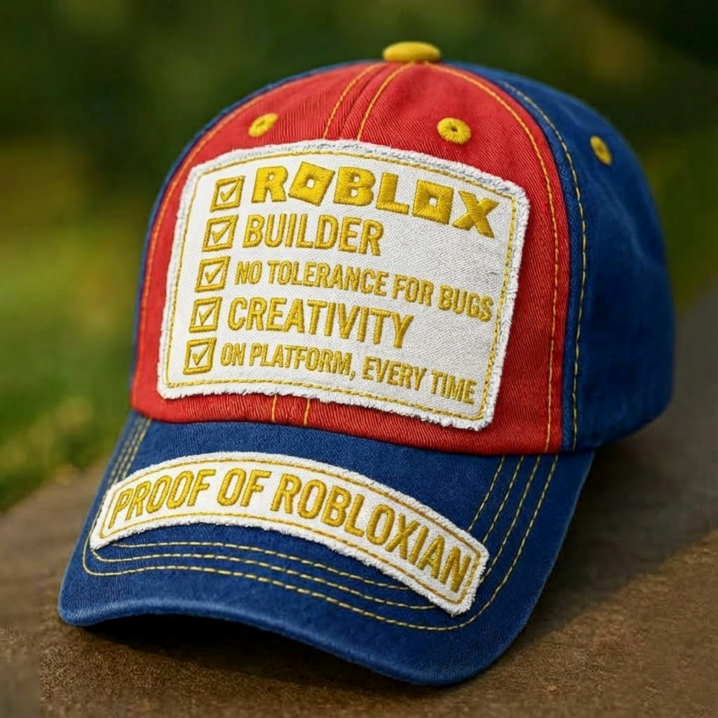 Builder Mode On – Personalized Gamer Custom Name Cap