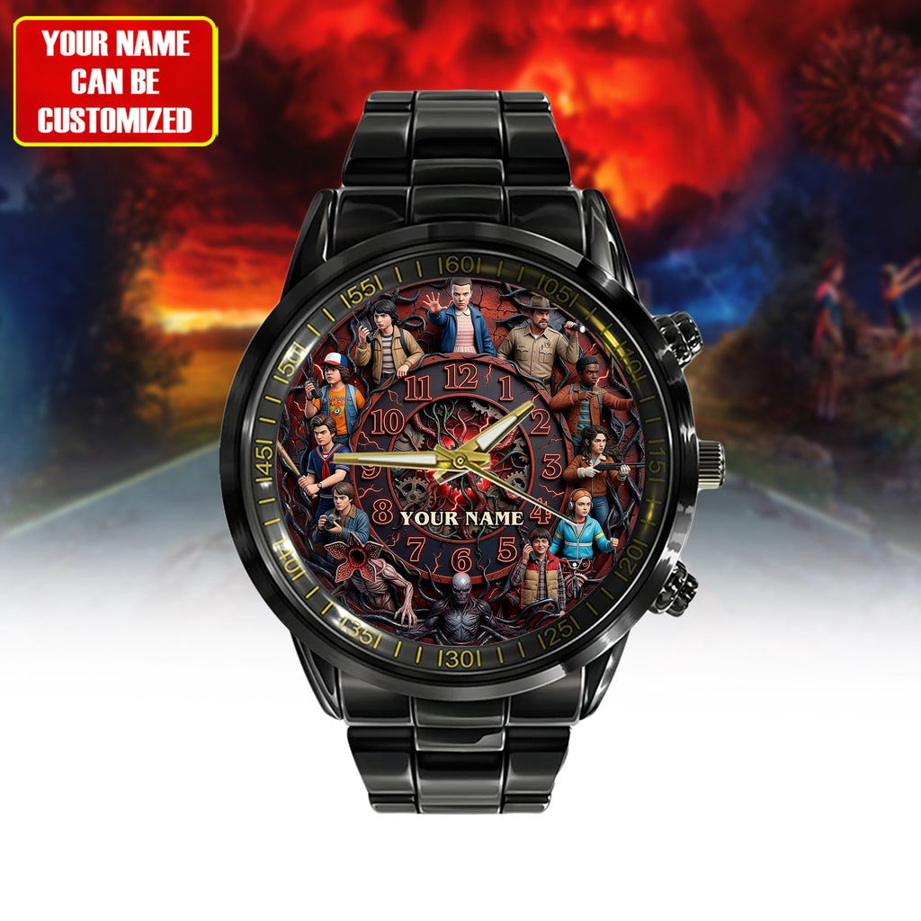 Upside World - Personalized Strange Movie Hand Watch