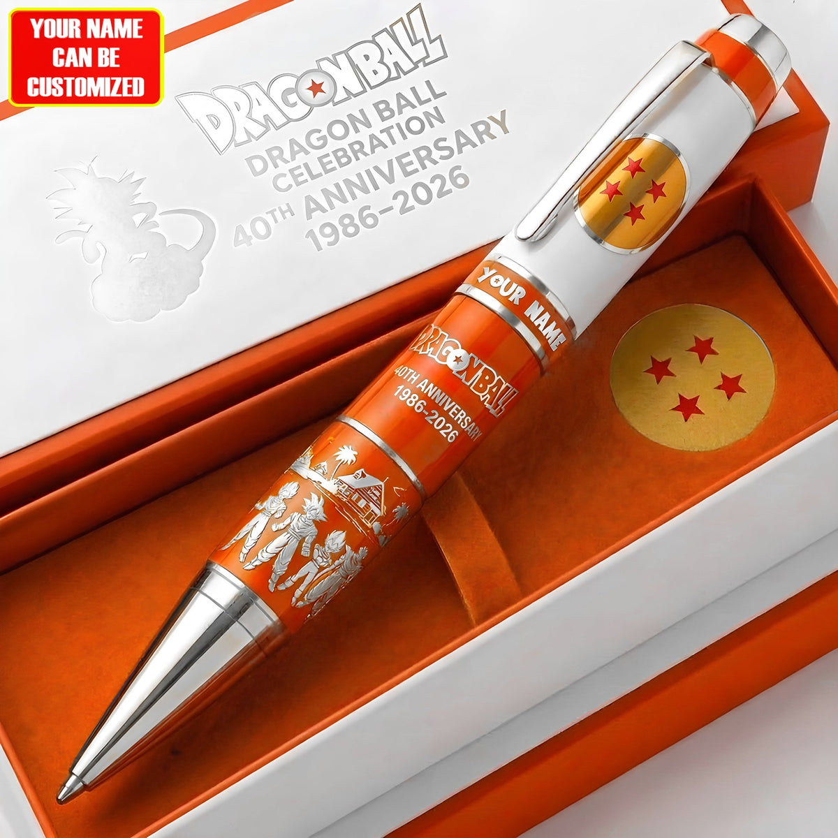 Dragon Anime 40th Anniversary Pen – Z Fighter Inspired Personalized Gift Pen