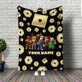 Build Your World – Personalized Gamer Custom Name Blanket