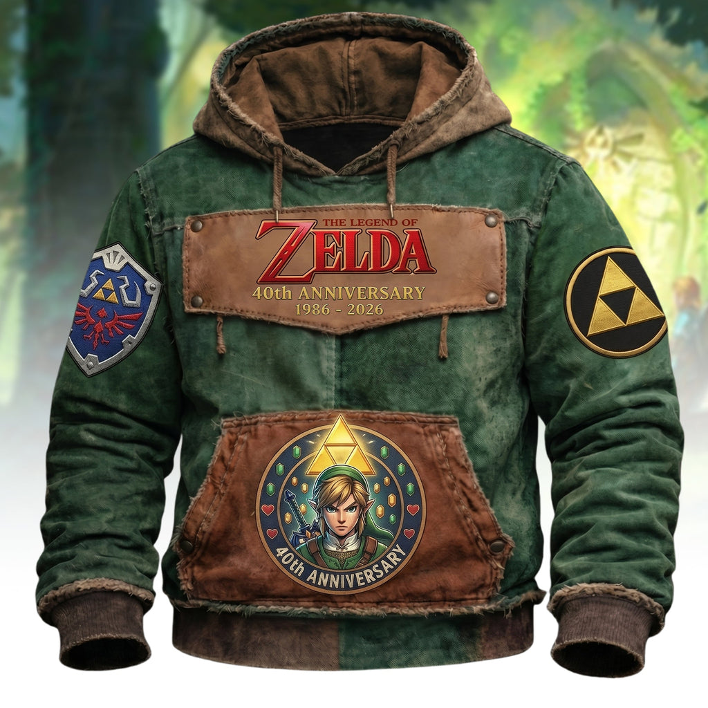 TLoZ 40th Anniversary - Personalized The Hero's Legend Hoodie