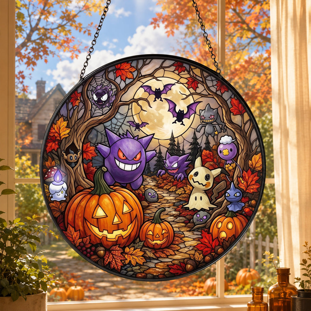 Cute Creature Halloween Suncatcher – Gift for Monster Trainer Fans