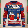 Classic Comic Puppy Christmas Ugly Sweater