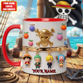 Pirate Crew - Personalized Pirate Anime/ Mange Accent Mug