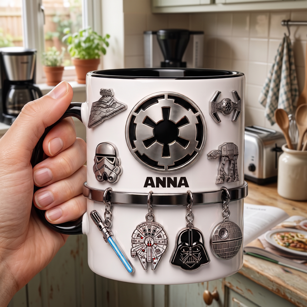 Galactic Adventure - Personalized The Force Accent Mug
