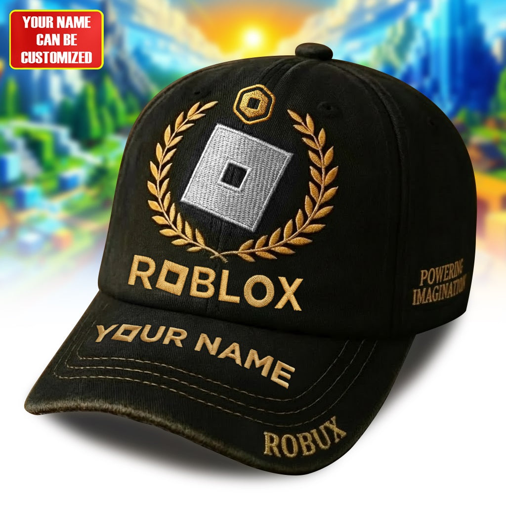 Custom Builder Badge – Personalized Gamer Custom Name Cap
