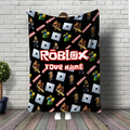 Block-Style Gaming - Personalized Name with 3D Game Characters Print