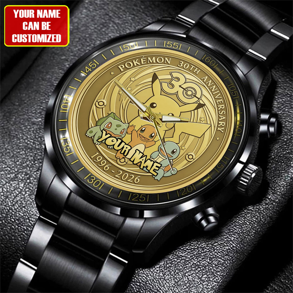 Monster Trainer Personalized Watch – 30th Anniversary Pocket Creature Custom Watch