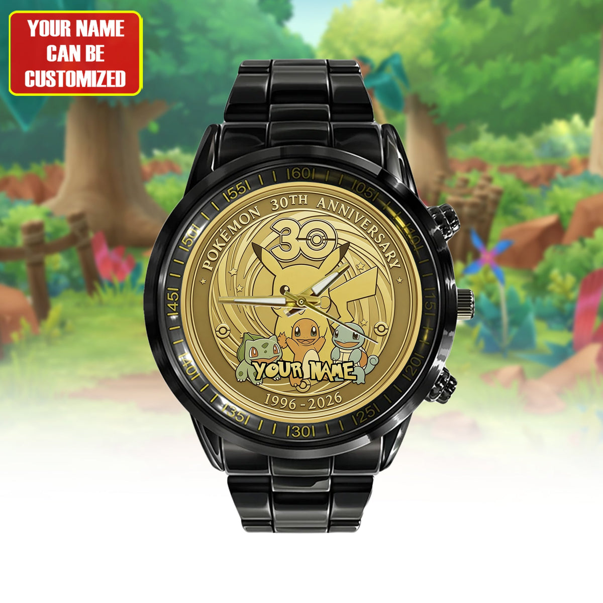 Monster Trainer Personalized Watch – 30th Anniversary Pocket Creature Custom Watch