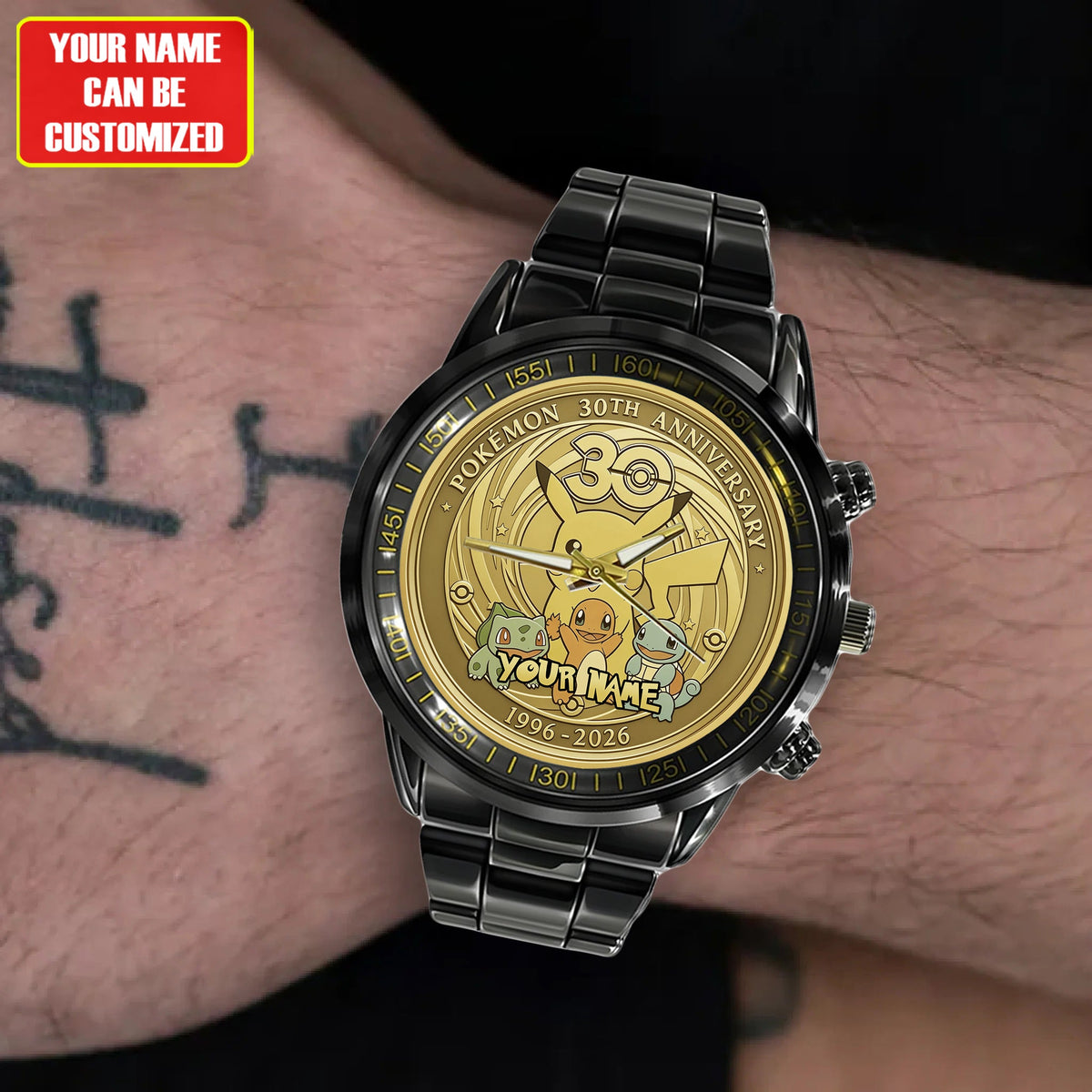 Monster Trainer Personalized Watch – 30th Anniversary Pocket Creature Custom Watch